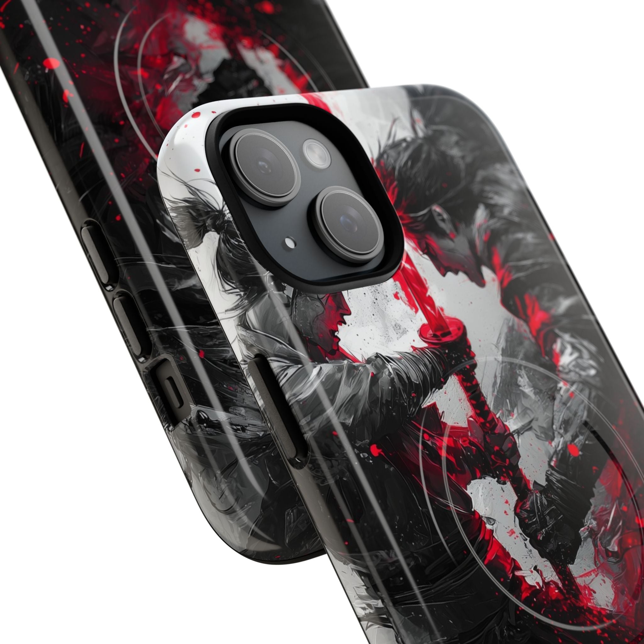 Shattered Crimson Duel · Tough+ Phone Case for iPhone · Magsafe