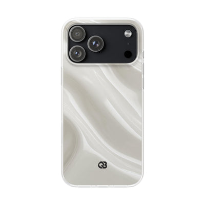 Liquid Enamel Fold · Lite Phone Case for iPhone ·  White