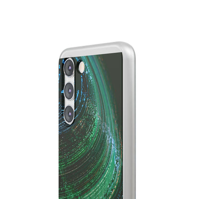 Orbital Data Stream · Lite Phone Case for Samsung · Green