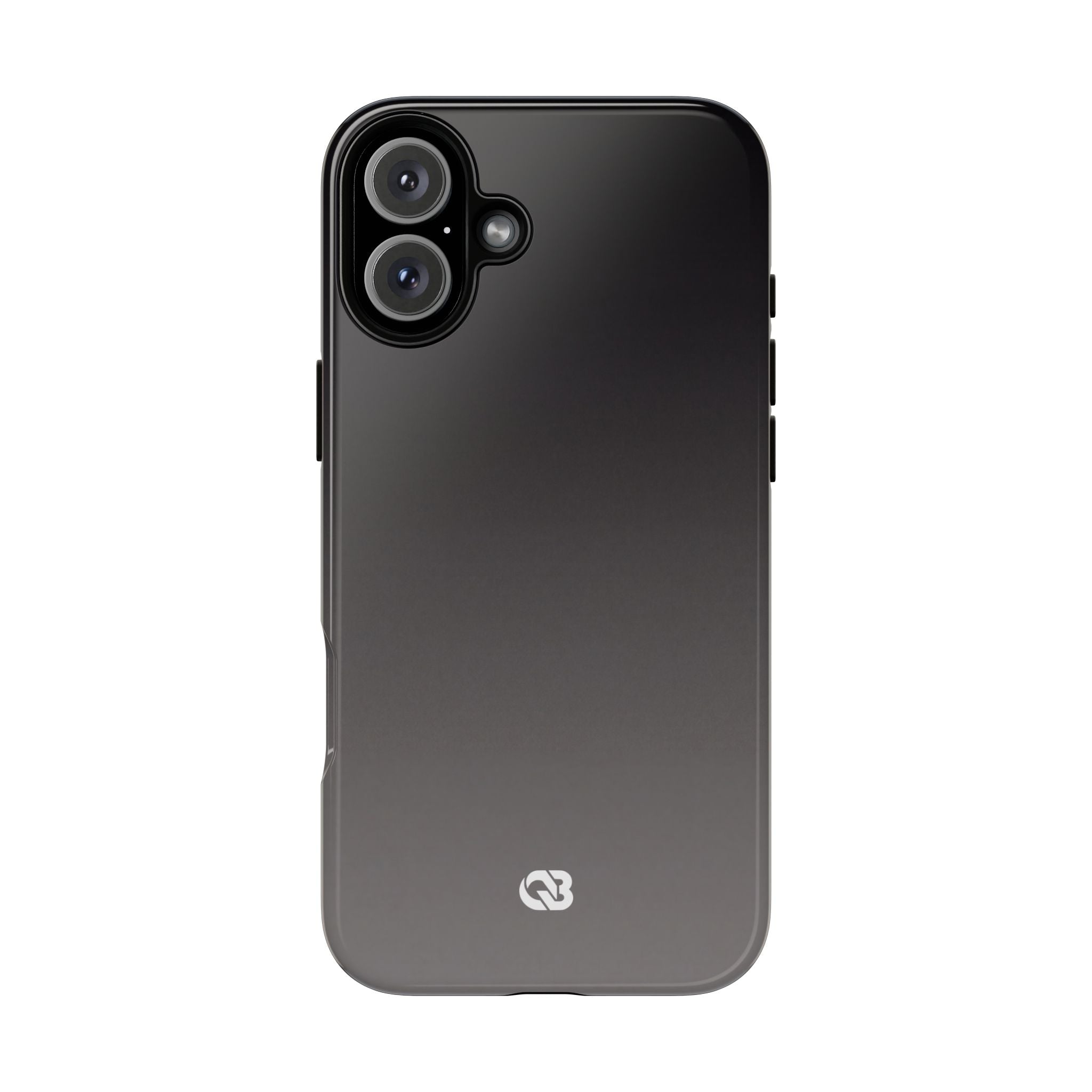 Grey Tough Phone Case for iPhone - Obsidian Ash Fade