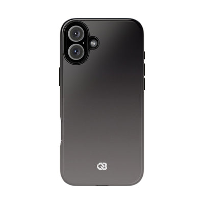 Grey Tough Phone Case for iPhone - Obsidian Ash Fade