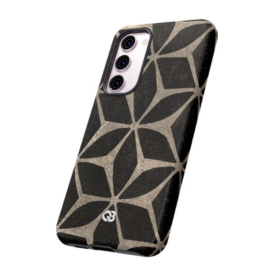 Concrete Mosaic Star · Tough Phone Case for Samsung · Black