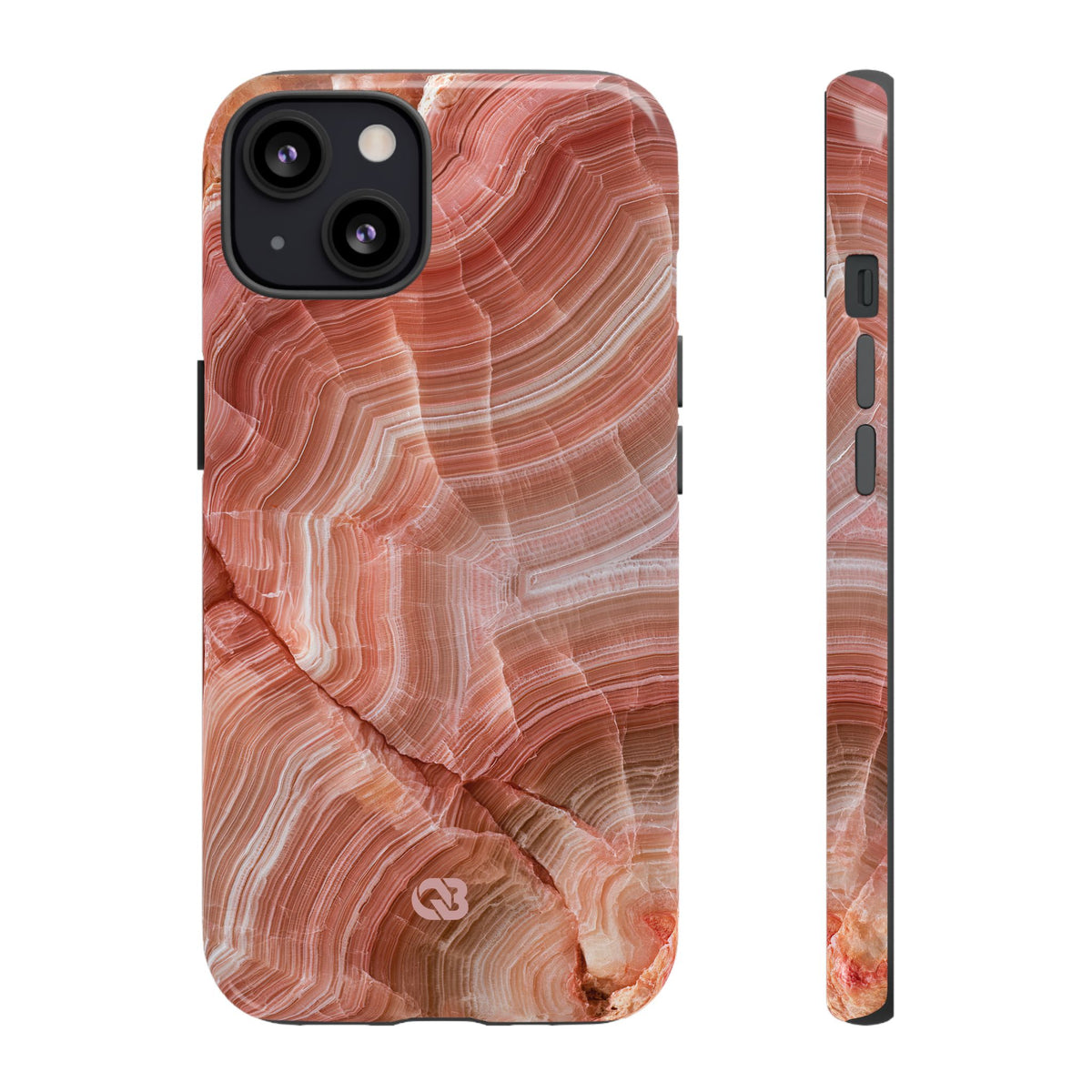 Blushing Rose Strata · Tough Phone Case for iPhone · Pink
