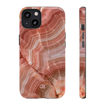 Blushing Rose Strata · Tough Phone Case for iPhone · Pink