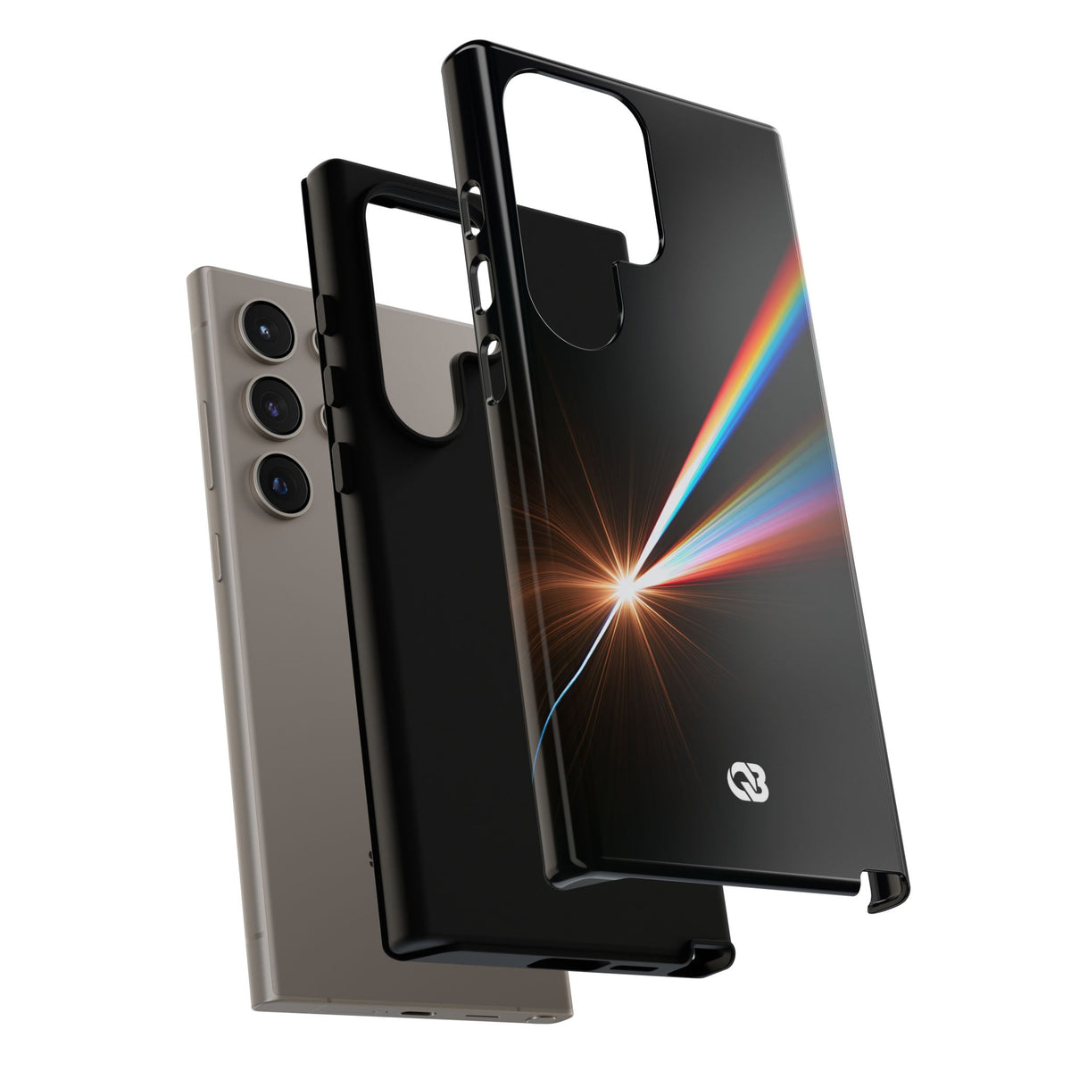Spectral Refraction · Tough Phone Case for Samsung · Black