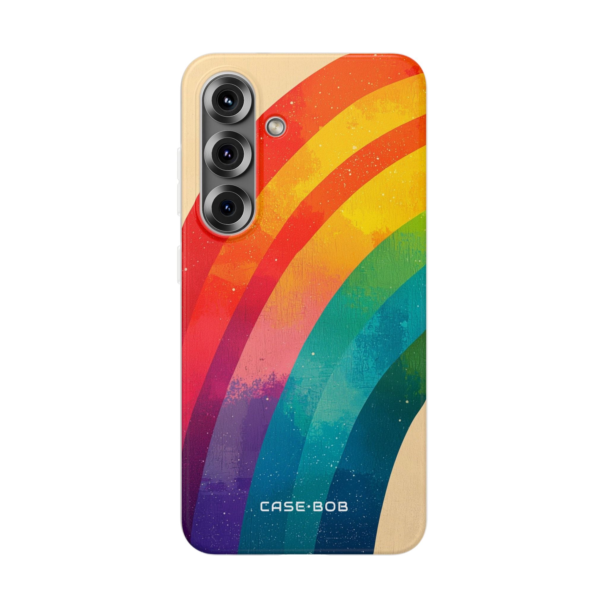 Texturiertes Rainbow Arc Samsung S25 Case - Soft
