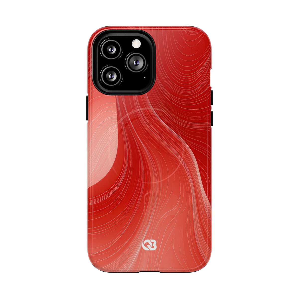 Crimson Dunes · Tough 2.0 Magnetic Phone Case for iPhone · Red