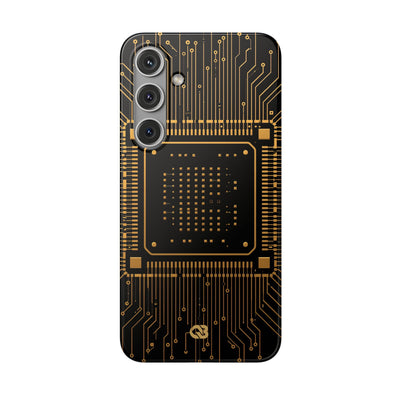 Gold Lite Phone Case for Samsung - Cyber Gold Processor