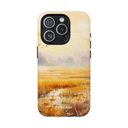 Leuchtender Sonnenaufgang iPhone 15 Pro Case - Tough+