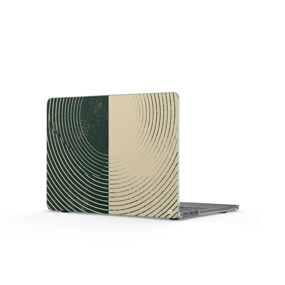 Concentric Duality · Clear Hard Case for MacBook · Green