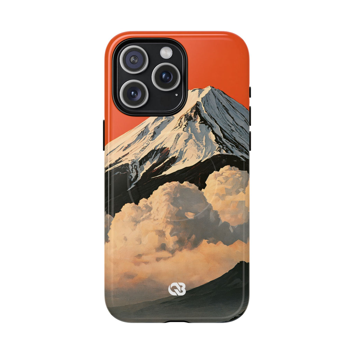 Sacred Peak Fuji · Tough 2.0 Magnetic Phone Case for iPhone · Orange