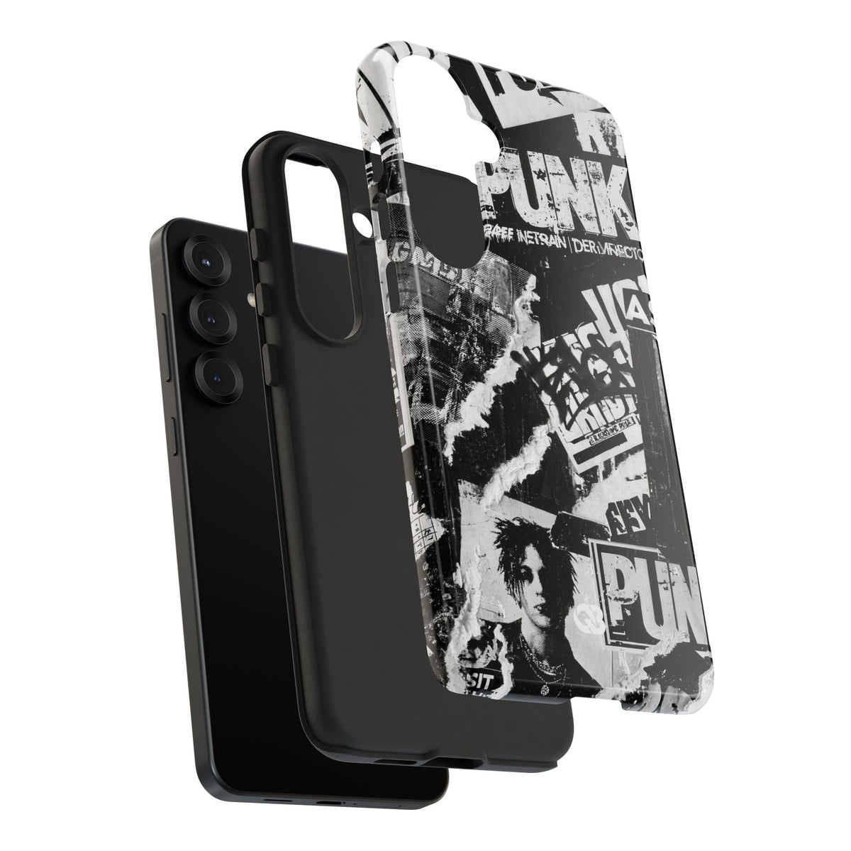 Underground Punk Collage · Tough Phone Case for Samsung · Black