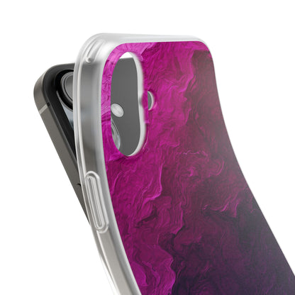 Violet Swirl iPhone 16 Plus Case - Soft