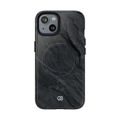 Black Tough 2.0 Magsafe Phone Case for iPhone - Midnight Slate Ridge