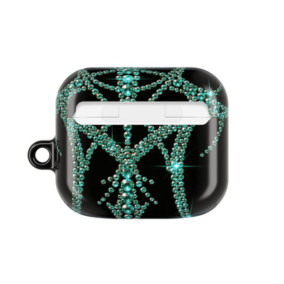 Teal Cyber Sigil · Hard Case for AirPods & AirPods Pro · Teal