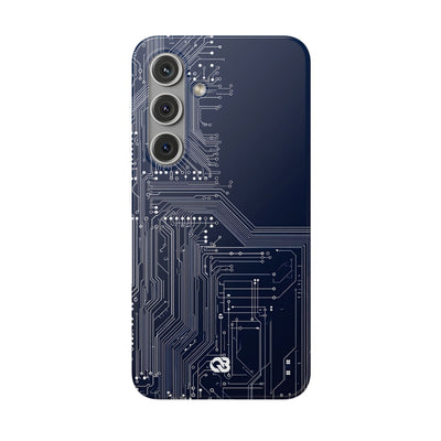 Blue Lite Phone Case for Samsung - Cobalt Data Stream