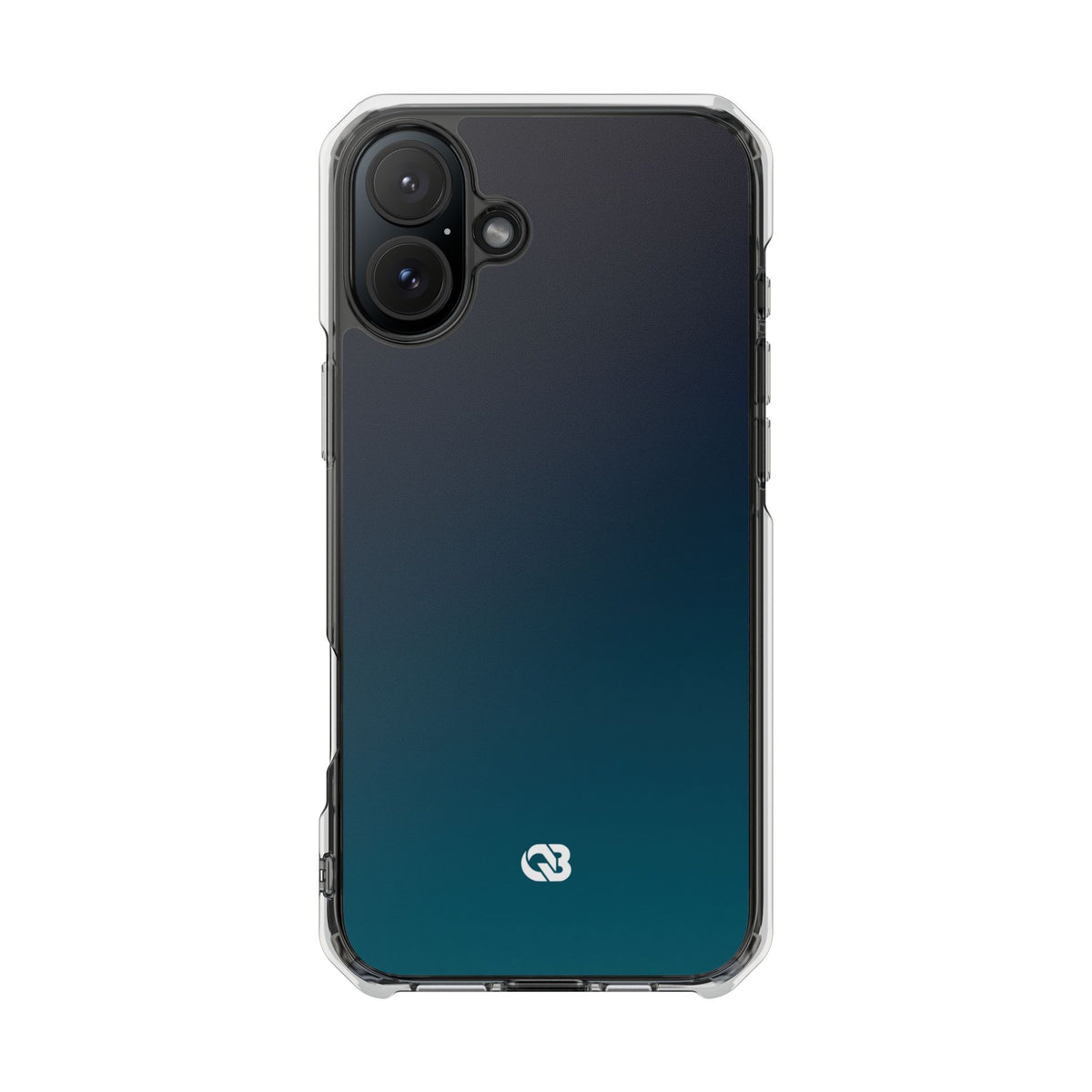 Abyssal Midnight · Clear Impact Magnetic Phone Case for iPhone · Blue