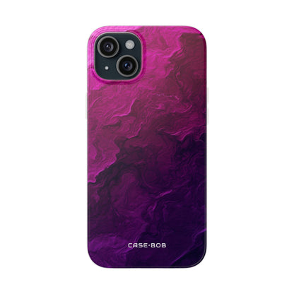 Violet Swirl iPhone 15 Plus Case - Soft