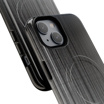 Grey Tough 2.0 Magsafe Phone Case for iPhone - Static Vertical Dither