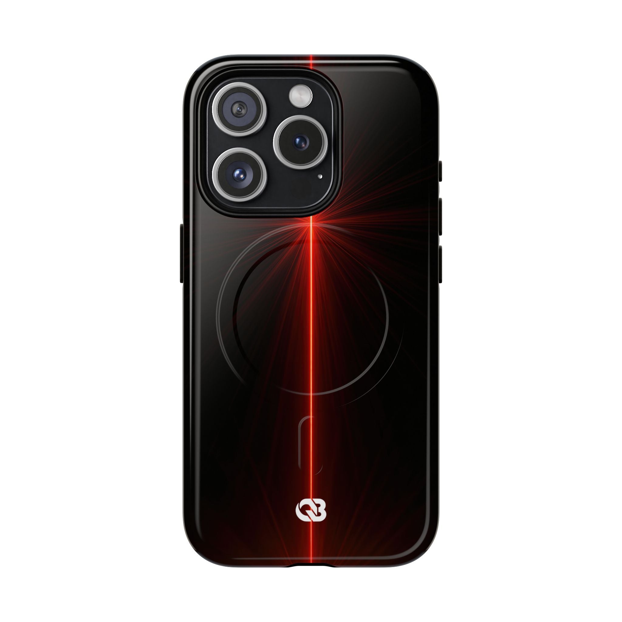 Red Tough 2.0 Magsafe Phone Case for iPhone - Crimson Flare Vector