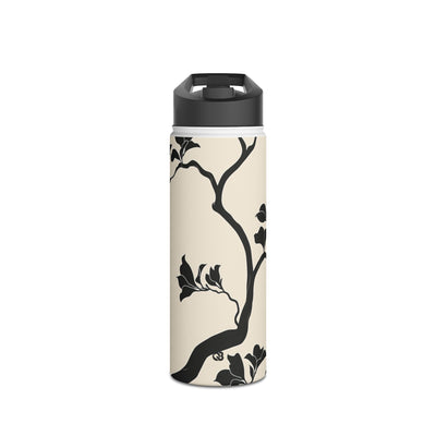 Ebony Magnolia · Insulated Water Bottle · Beige