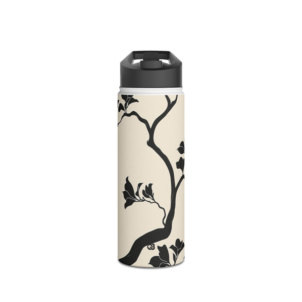 Ebony Magnolia · Insulated Water Bottle · Beige