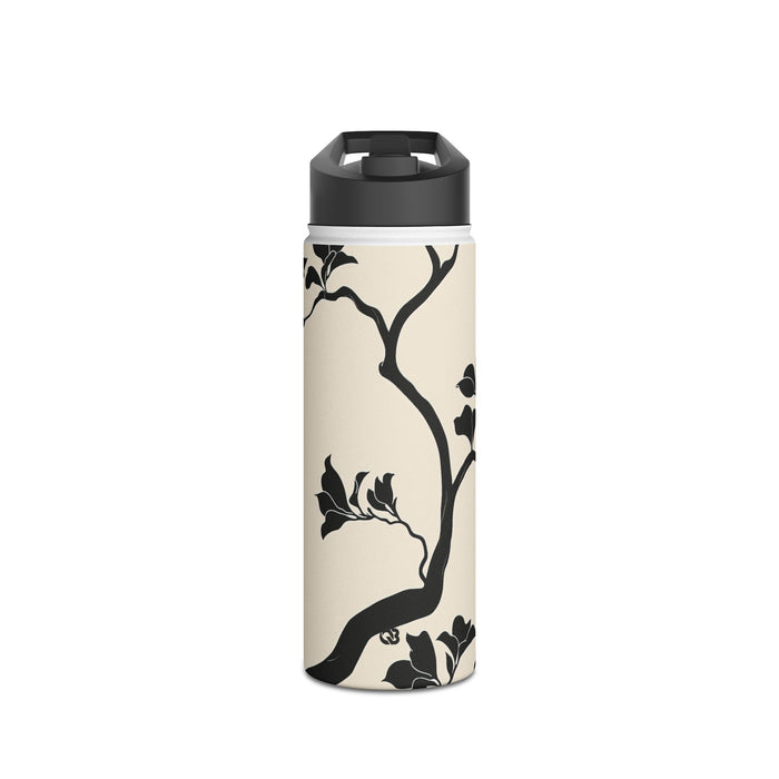 Ebony Magnolia · Insulated Water Bottle · Beige