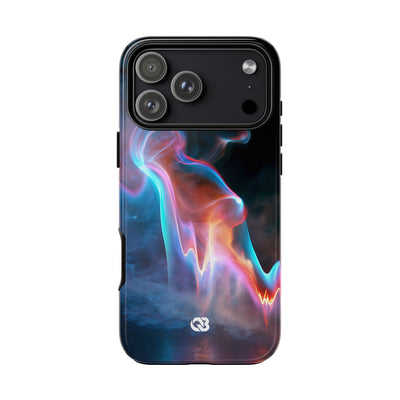 Neon Waveform · Tough Phone Case for iPhone · Black