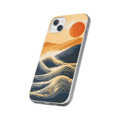 Blue Lite Phone Case for iPhone - Kyoto Cresting Tide