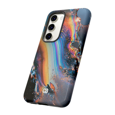 Prismatic Aura Flow · Tough Phone Case for Samsung · Blue