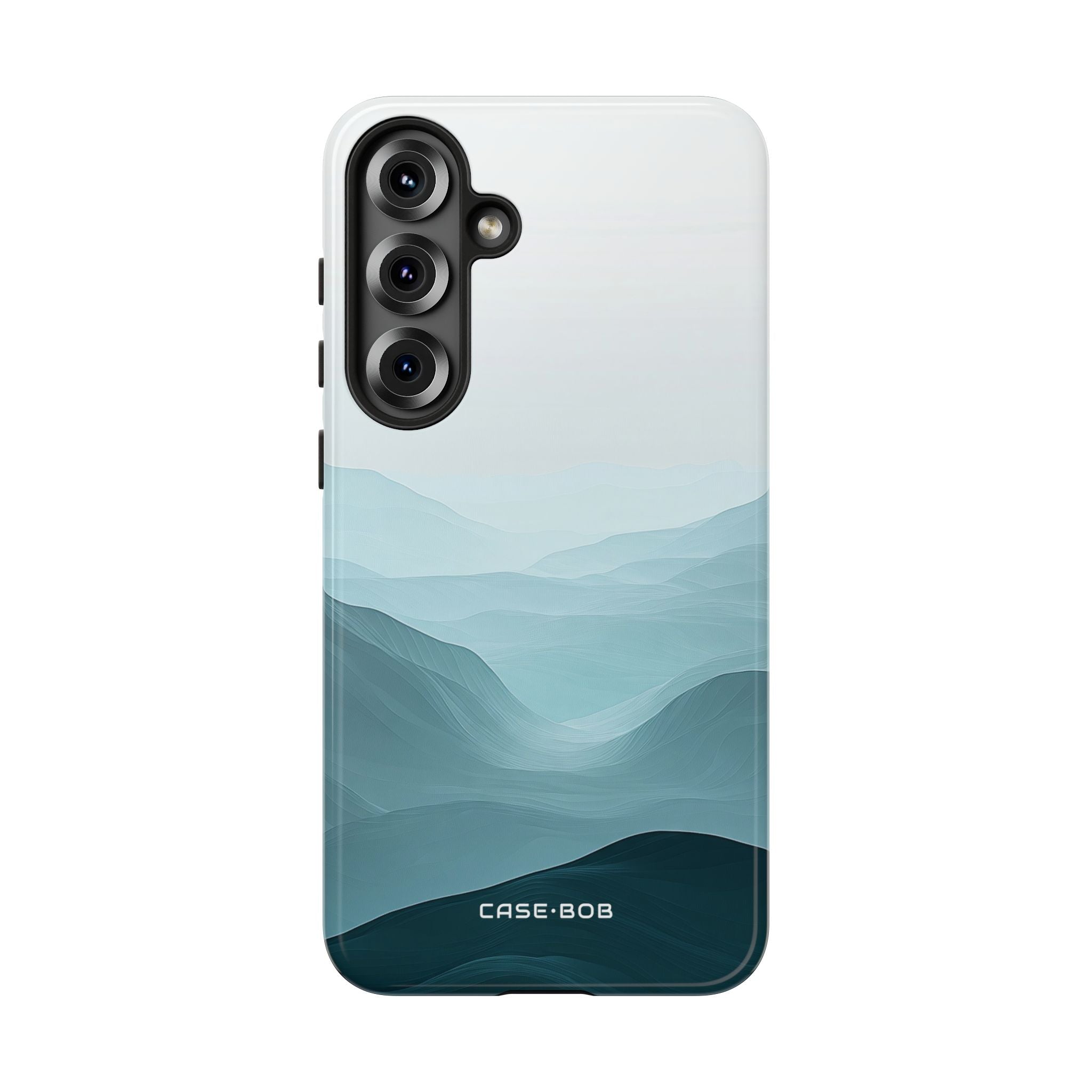 Teal Mist Mountains Samsung S25 Plus Case - Tough