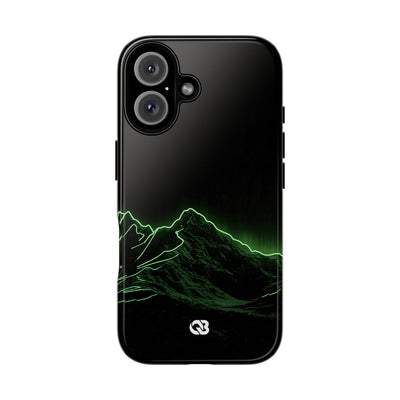 Nordic Mountain Contour · Tough Phone Case for iPhone · Black