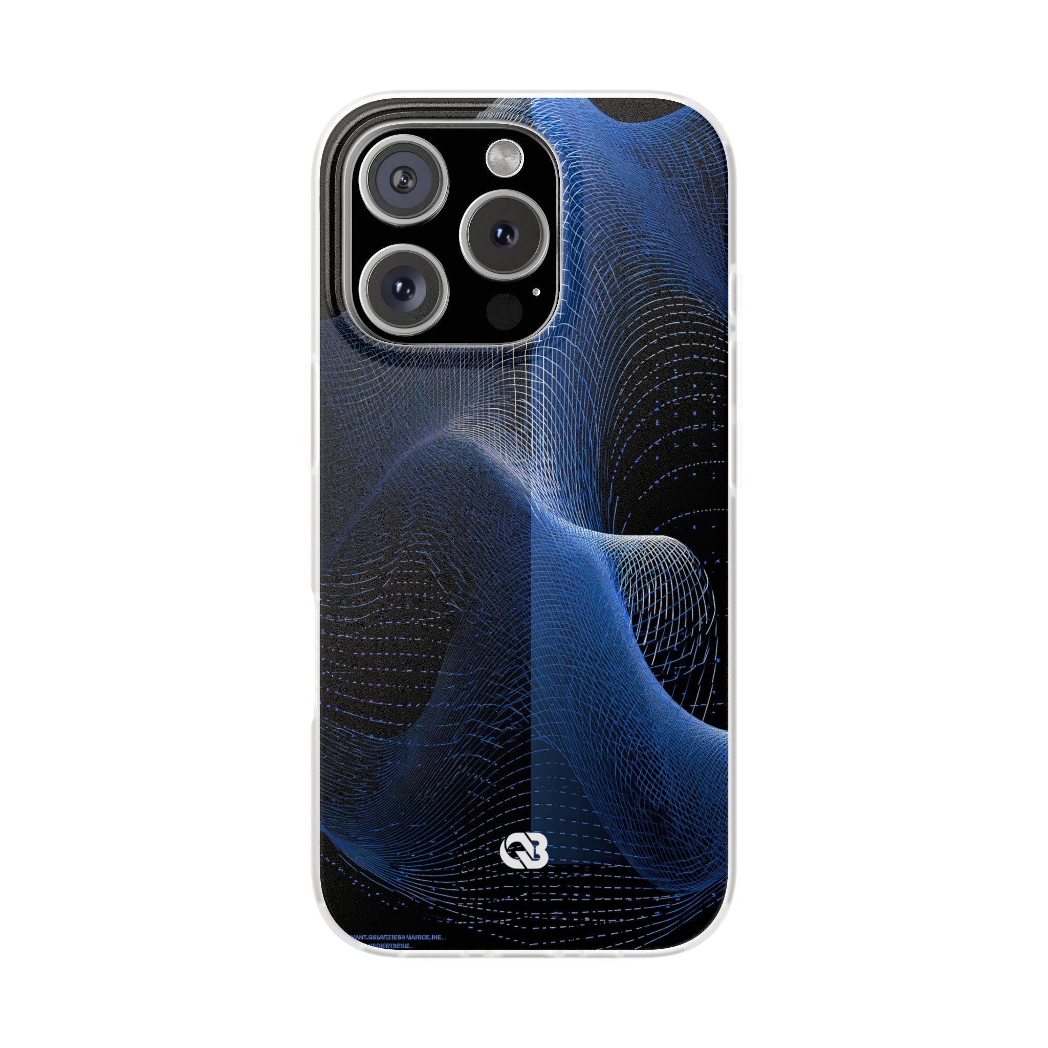 Blue Lite Phone Case for iPhone - Electric Blue Flux