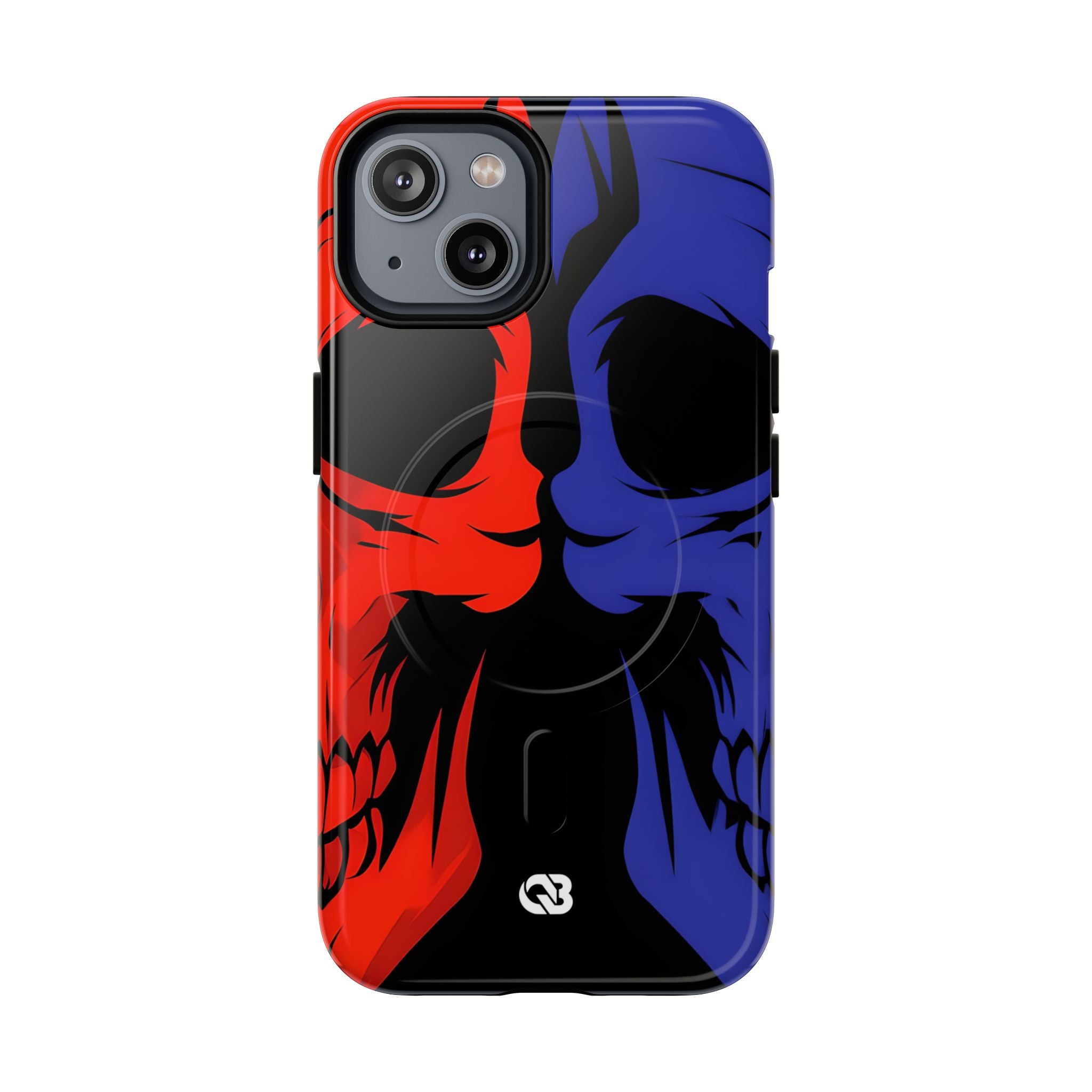 Crimson Cobalt Skulls · Tough+ Phone Case for iPhone · Magsafe