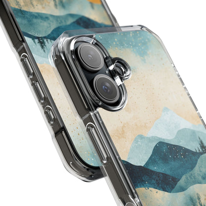 Mondbeschienene Berge iPhone 16 Case - Impact