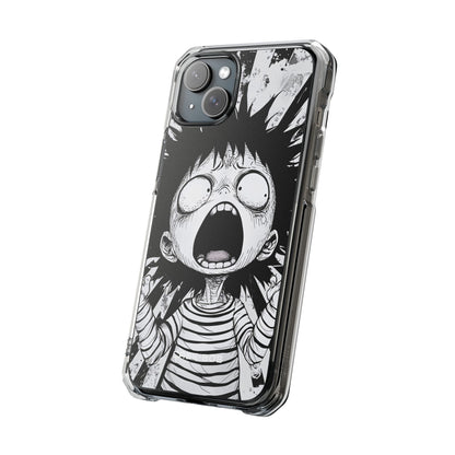 Screaming Stripes iPhone 15 Plus Case - Impact