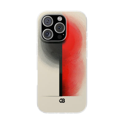 Red Lite Phone Case for iPhone - Split Signal Red