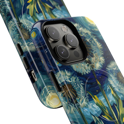 Starry Dandelion Swirl · Tough+ Coque de téléphone pour iPhone · Magsafe