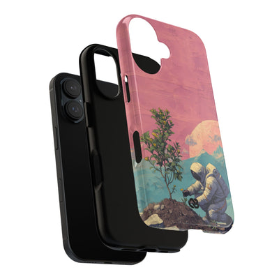 Lunar Pastel Bloom · Coque de téléphone Tough pour iPhone