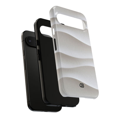 Sculpted Dune Relief · Tough Phone Case for Pixel ·  White