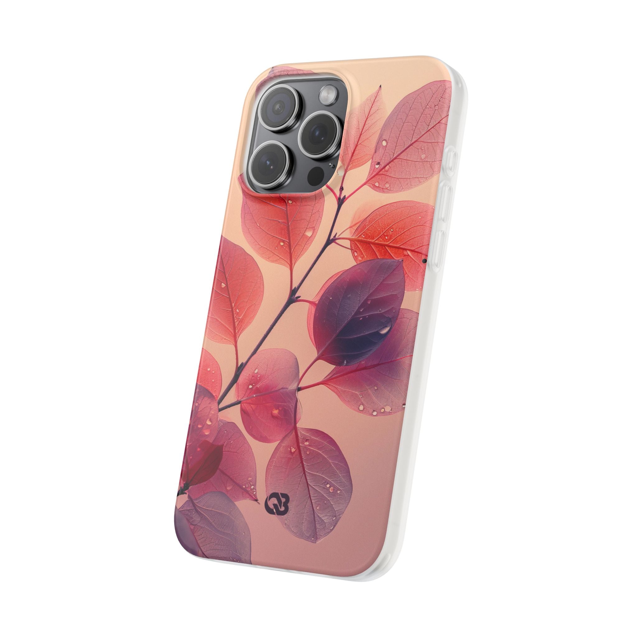 Dewy Magenta Foliage · Soft Phone Case for iPhone