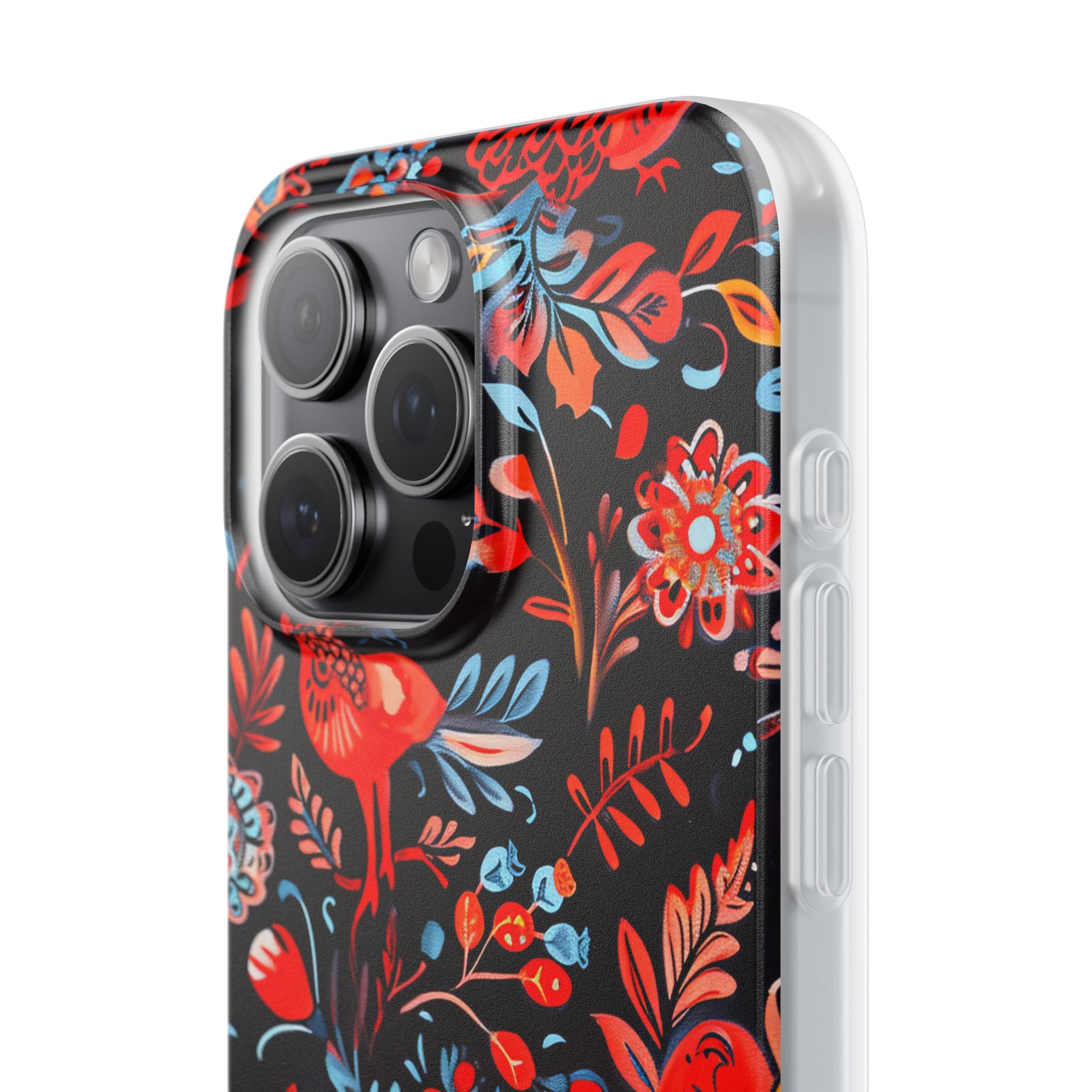 Lebendige Vogelwelt iPhone 15 Pro Max Case - Soft