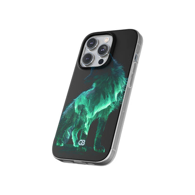 Nordic Aurora Fox · Lite Phone Case for iPhone ·  Teal