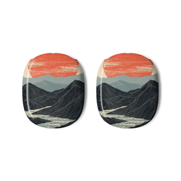 Crimson Ridge Horizon · Hard Case for AirPods Max · Black