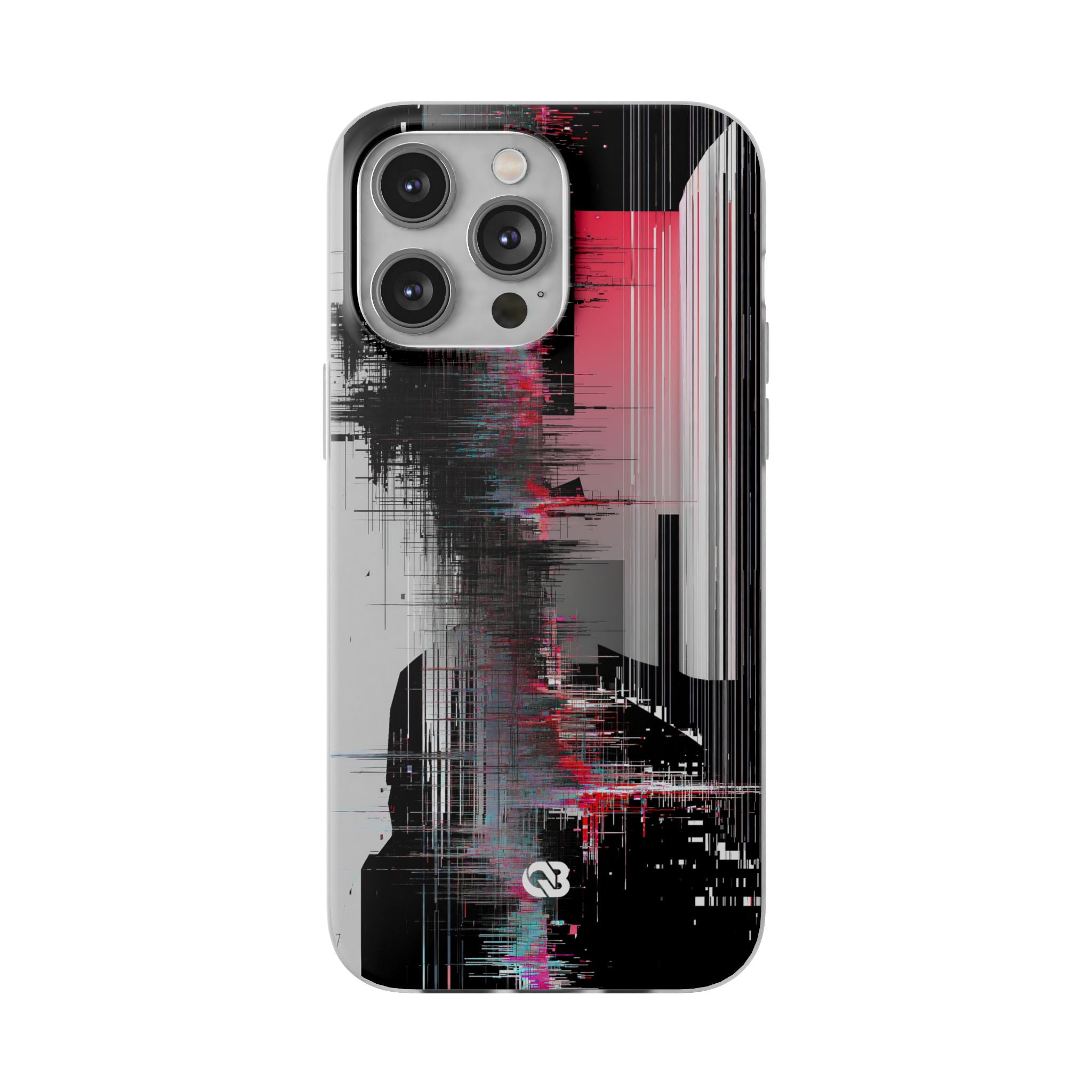 Black Lite Phone Case for iPhone - Crimson Data Leak