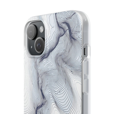 Nordic Ridge Contour · Lite Phone Case for iPhone ·  White