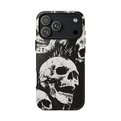Punk Skull Riot · Tough Phone Case for iPhone · Black