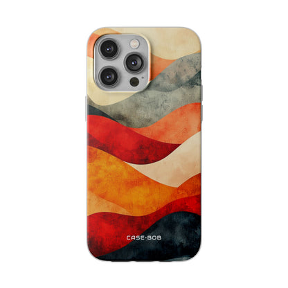 Cracked Wave Sunset iPhone 14 Pro Max Case - Soft