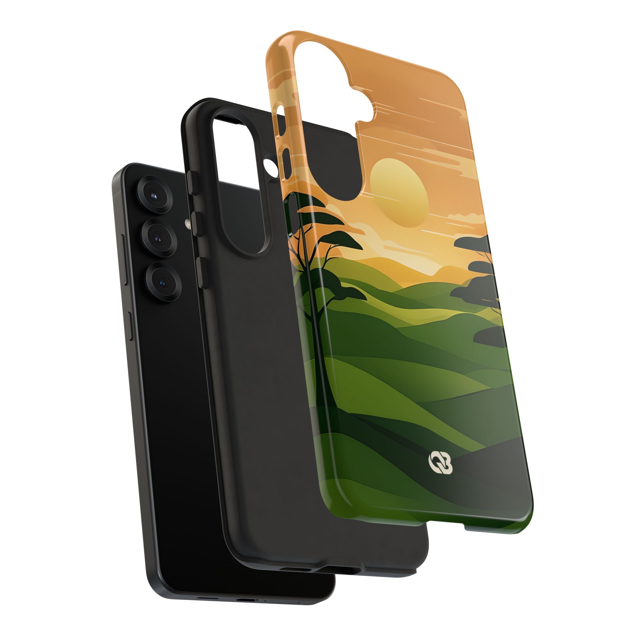 Verdant Horizon Sun · Tough Coque de téléphone pour Samsung