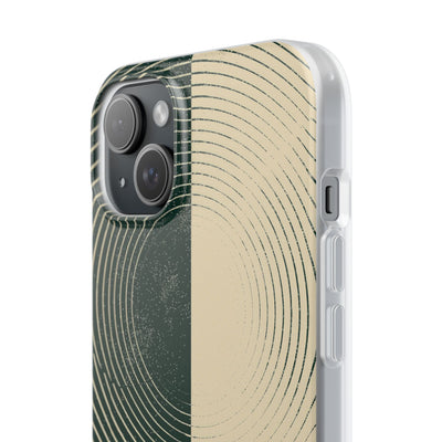Green Lite Phone Case for iPhone - Evergreen Split Grain